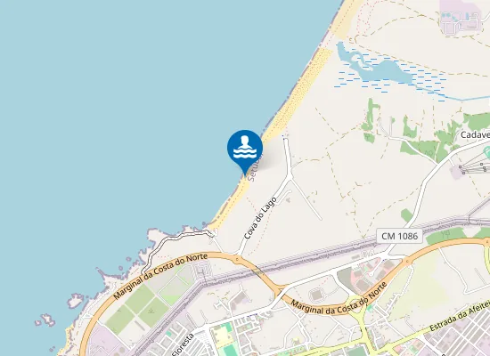 Map of Praia do Canto Mosqueiro