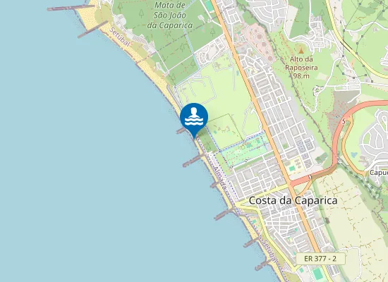 Map of Praia do Norte