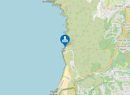 Map of Praia do Abano
