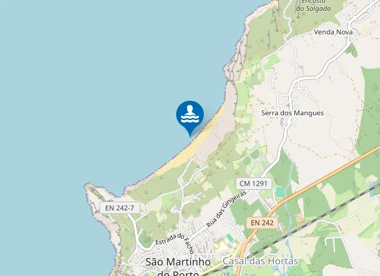 Map of Praia da Gralha