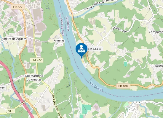 Map of Praia de Zebreiros