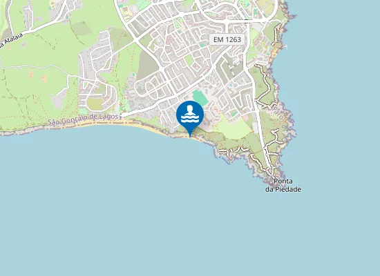 Map of Praia do Canavial