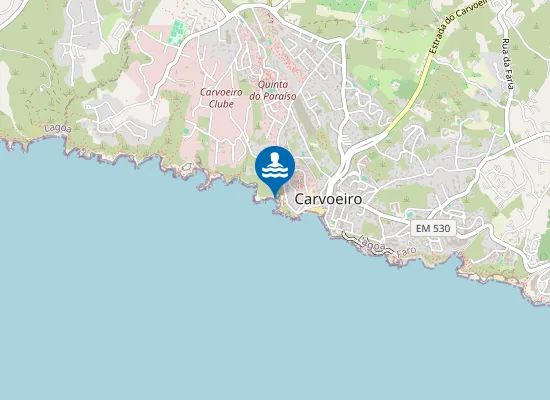 Map of Praia do Paraíso