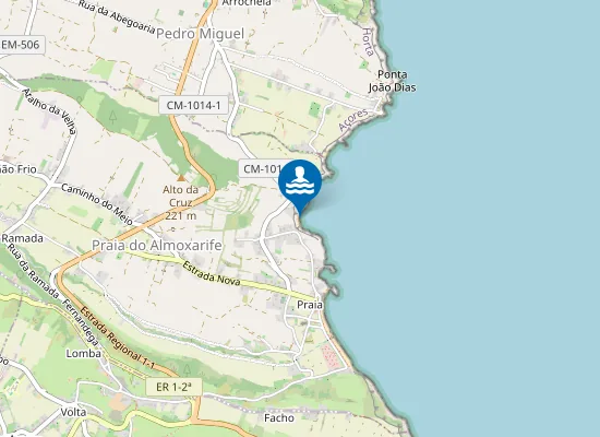 Map of Praia dos Ingleses
