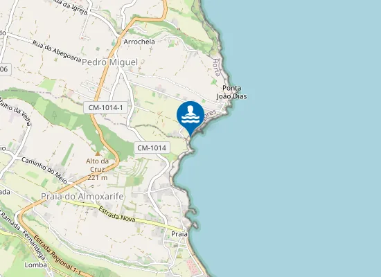 Map of Praia da Boca da Grota