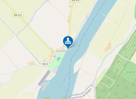 Map of Praia Fluvial da Valada