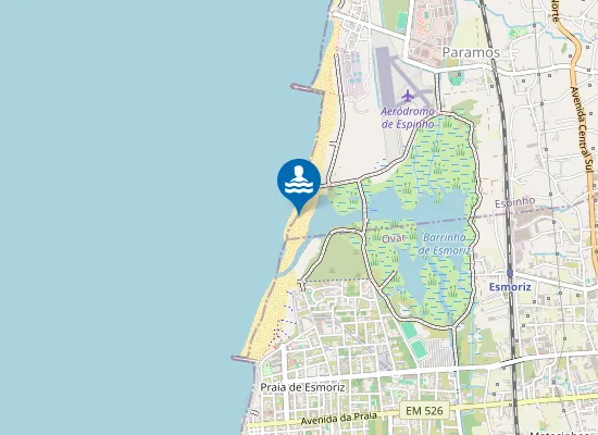 Map of Praia da Barrinha