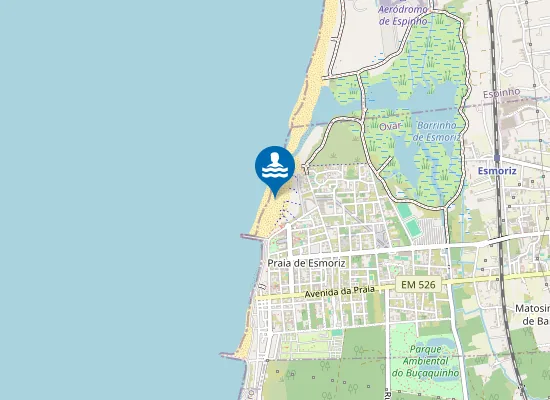 Map of Praia da Barrinha