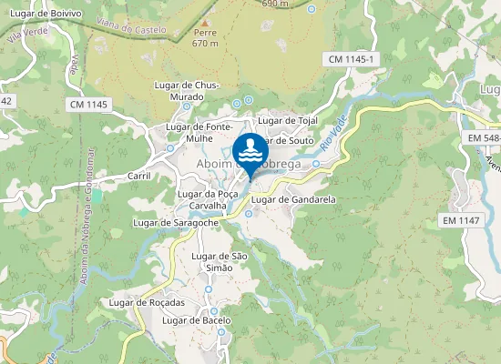 Map of Praia Fluvial