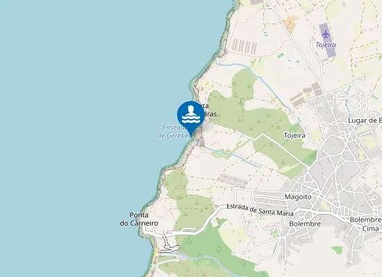 Map of Praia do Giribeto