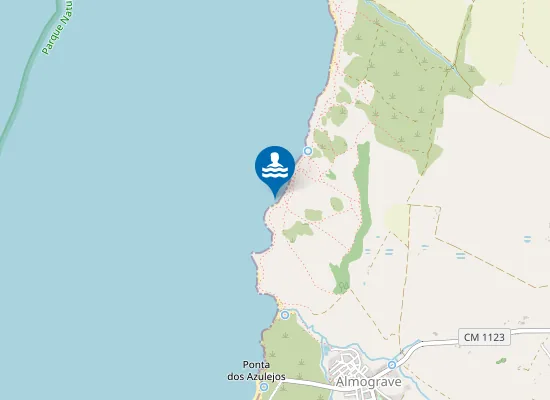 Map of Praia dos Picos