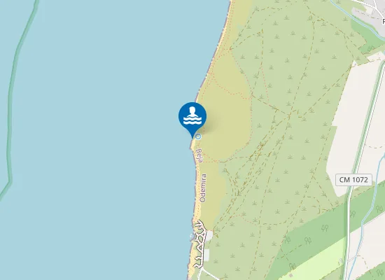 Map of Praia dos Nascedios