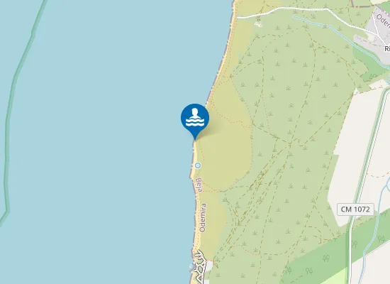Map of Praia do Saltinho