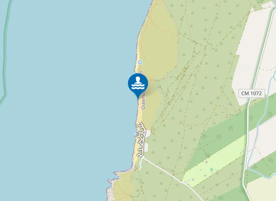 Map of Praia do Malhão Norte