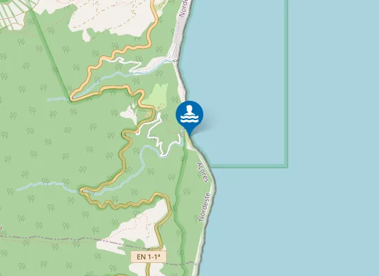 Map of Praia do Lombo Gordo