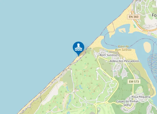 Map of Praia da Tramagueira