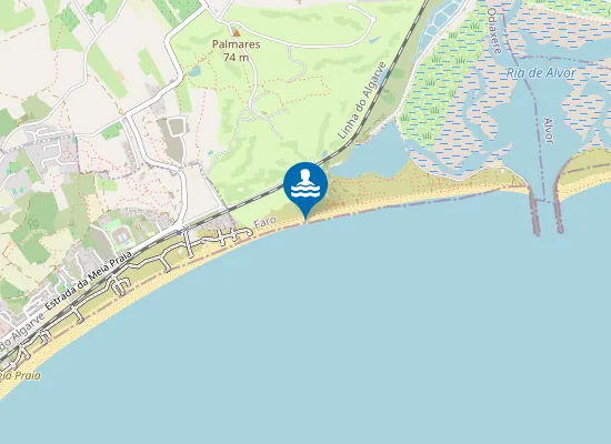 Map of Meia Praia