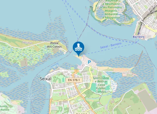 Map of Praia dos Barcos