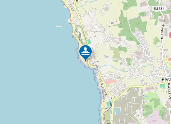 Map of Praia do Facho