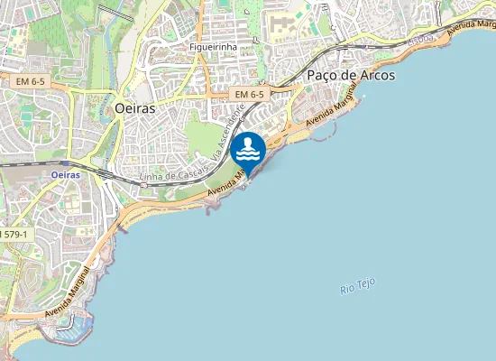 Map of Praia das Fontaínhas