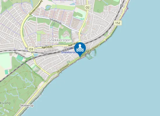 Map of Badebro Ud For Strandvejen 220