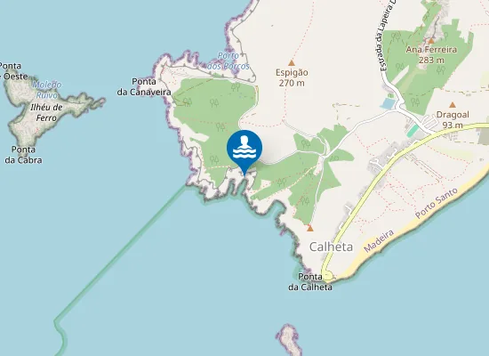 Map of Praia do Zimbralinho