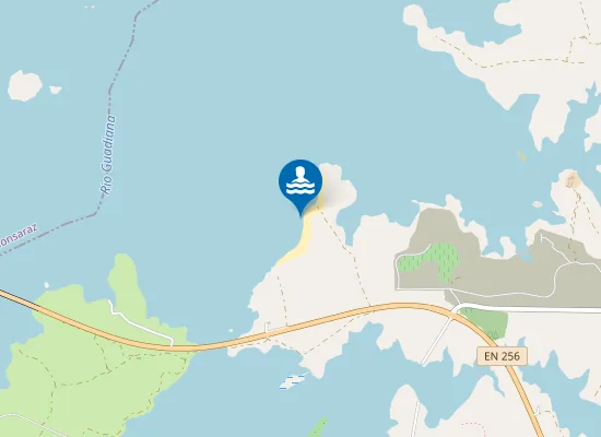 Map of Praia Fluvial de Mourão