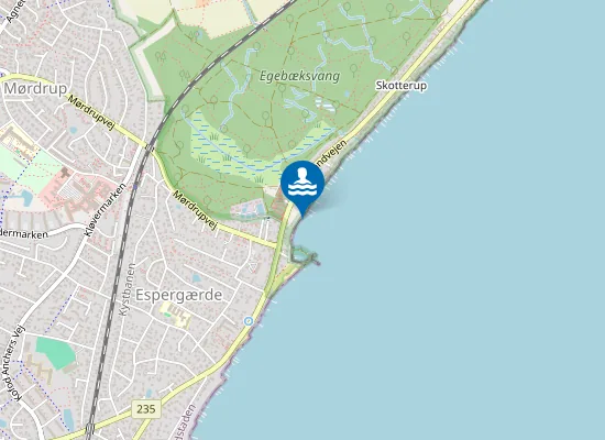 Map of NORD FOR ESPERGÆRDE HAVN