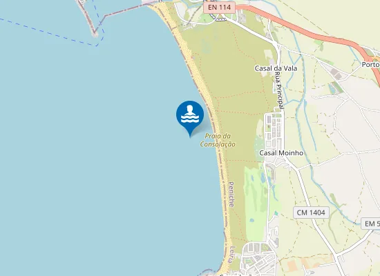 Map of Praia da Consolação