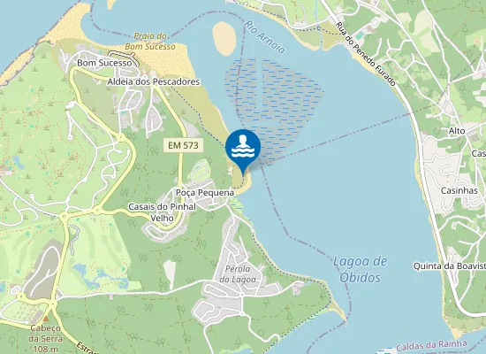 Map of Praia do Chico Nega