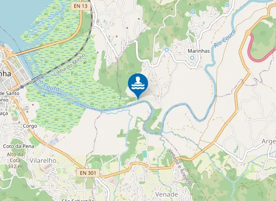 Map of Praia Fluvial da Junqueira