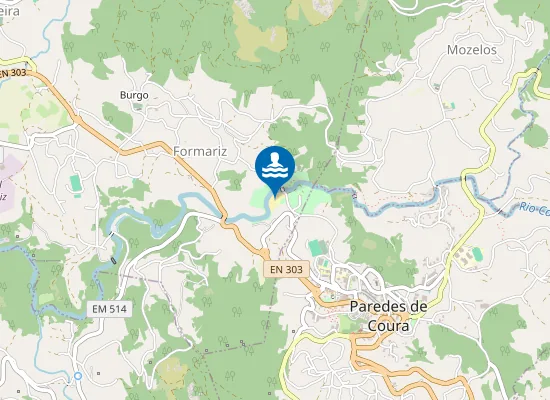 Map of Praia Fluvial do Taboão