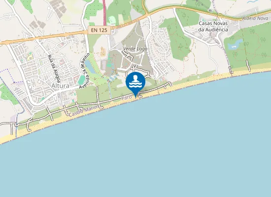 Map of Praia Verdelago