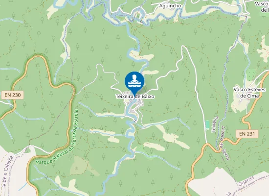 Map of Poço do Caldeiro