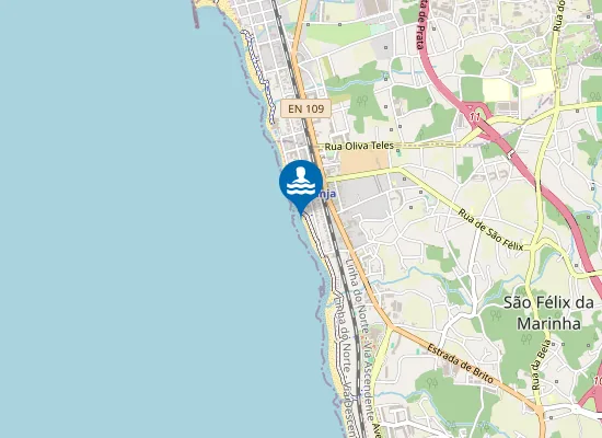 Map of Praia Granja