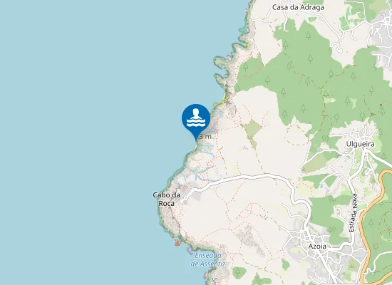 Map of Praia da Aroeira