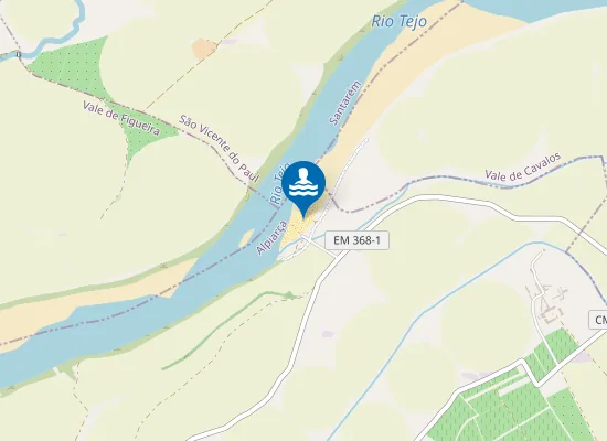 Map of Praia Fluvial do Patacão