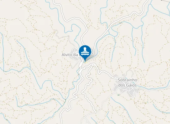 Map of Praia Fluvial de Alvito da Beira