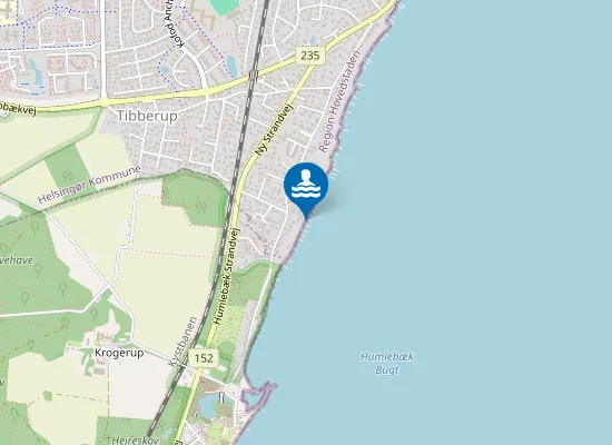 Map of OFFENTLIG STRAND VED LOKALTEATRET