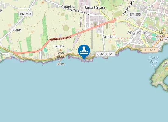 Map of Poça da Rainha (Lajinha)
