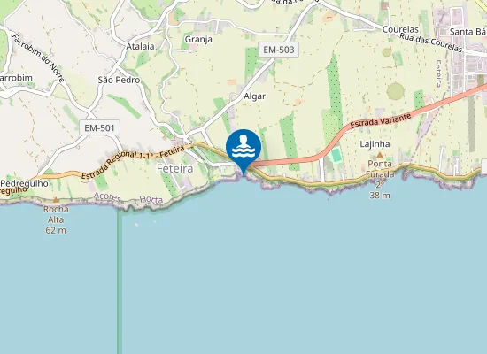 Map of Porto da Feteira