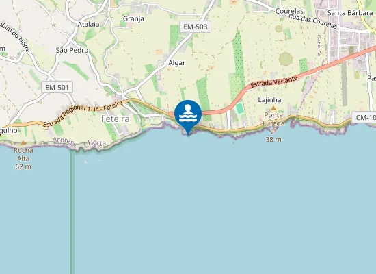 Map of Poça da Rainha (Feteira)