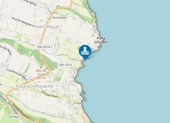 Map of Praia da Boca da Grota