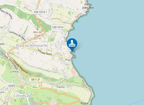 Map of Praia dos Ingleses