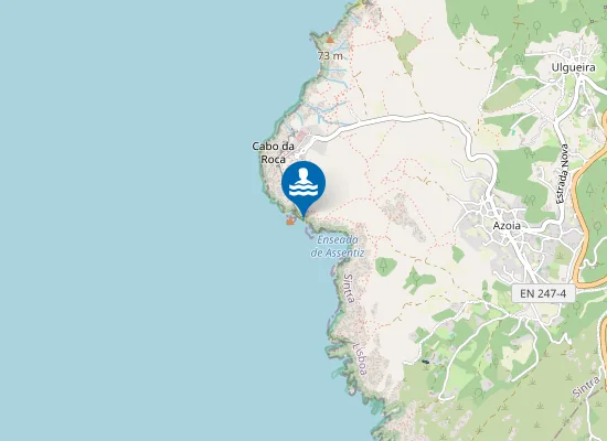 Map of Praia do Louriçal