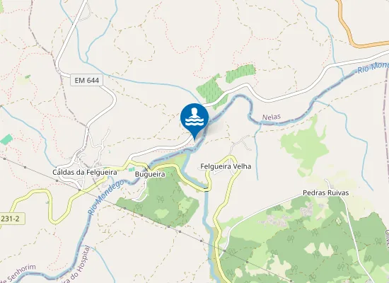 Map of Praia Fluvial da Felgueira