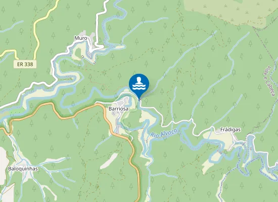 Map of Praia Fluvial do Poço da Broca