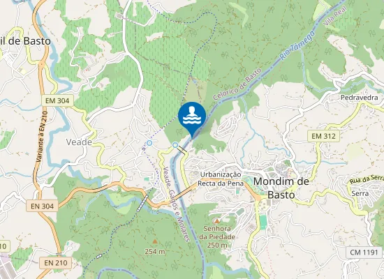 Map of Praia Fluvial