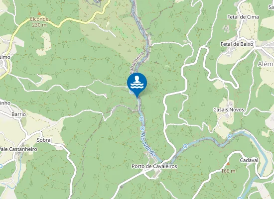 Map of Praia Fluvial da Mendacha
