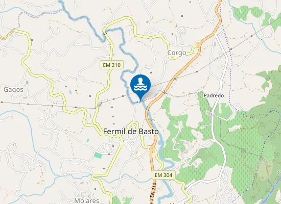 Map of Praia de Fermil